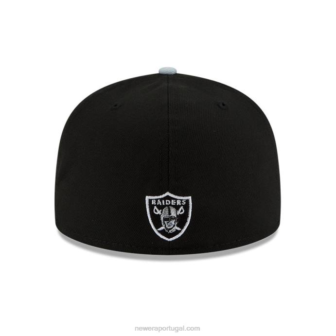 FFTN973 New Era boné las vegas raiders nfl draft black 59fifty
