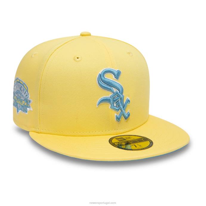 FFTN977 New Era Boné Chicago White Sox Soft Yellow 59Fifty
