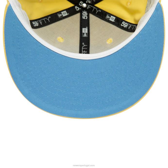 FFTN977 New Era Boné Chicago White Sox Soft Yellow 59Fifty