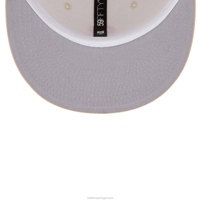 FFTN979 New Era boné ajustado rosa 59fifty de aniversário dos seattle mariners