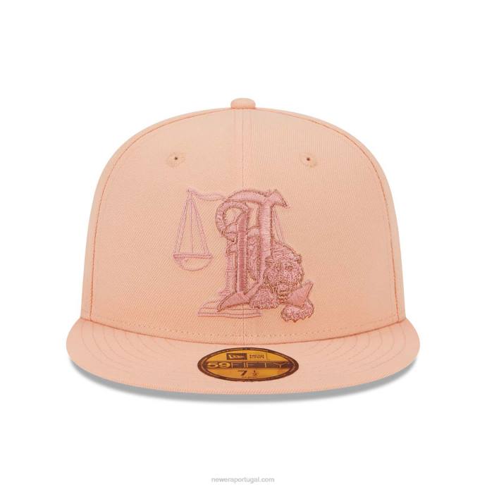 FFTN980 New Era Boné Lakeland Tigers Zodiac Rosa 59Fifty