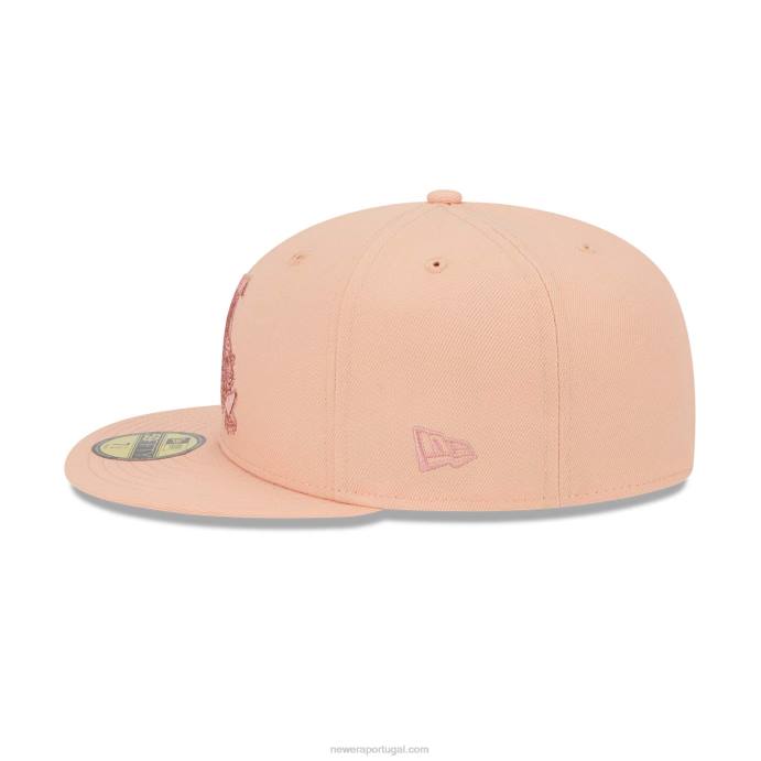 FFTN980 New Era Boné Lakeland Tigers Zodiac Rosa 59Fifty