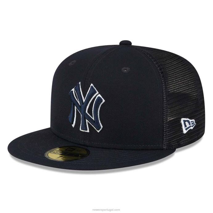 FFTN983 New Era New York Yankees MLB Spring Training Boné Azul 59Fifty