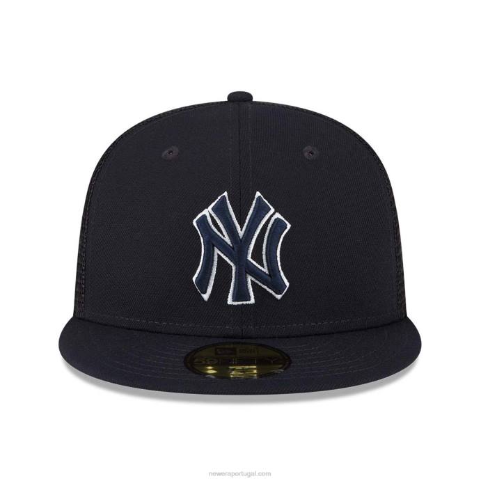 FFTN983 New Era New York Yankees MLB Spring Training Boné Azul 59Fifty