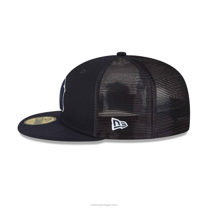 FFTN983 New Era New York Yankees MLB Spring Training Boné Azul 59Fifty