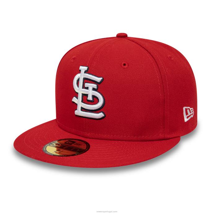 FFTN986 New Era st. Louis Cardinals National League Stadium Navy 59Fifty Boné Ajustado