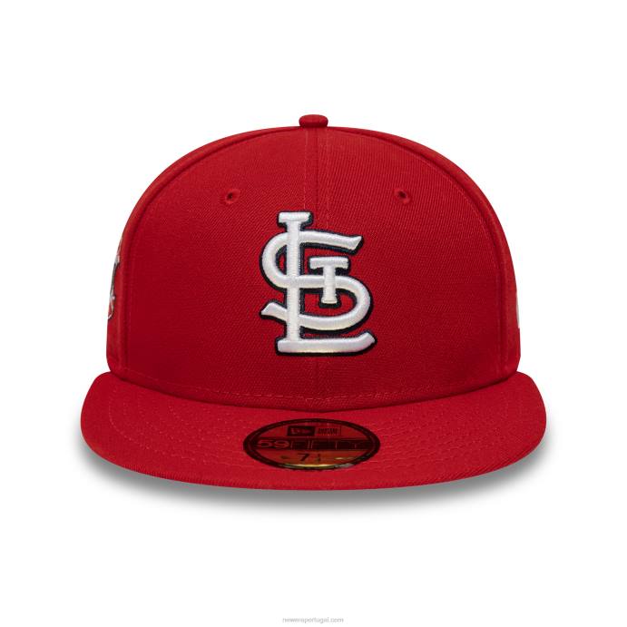 FFTN986 New Era st. Louis Cardinals National League Stadium Navy 59Fifty Boné Ajustado