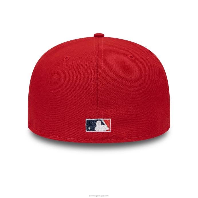 FFTN986 New Era st. Louis Cardinals National League Stadium Navy 59Fifty Boné Ajustado