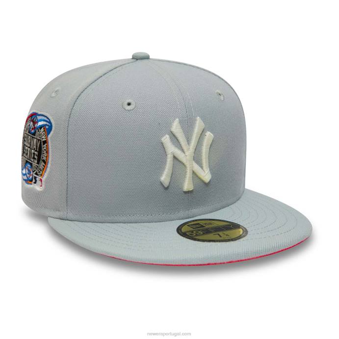 FFTN990 New Era Boné New York Yankees Grey Basics 59 Fifty