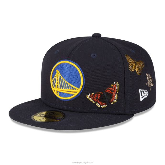 FFTN995 New Era boné golden state warriors feltro x nba navy 59fifty