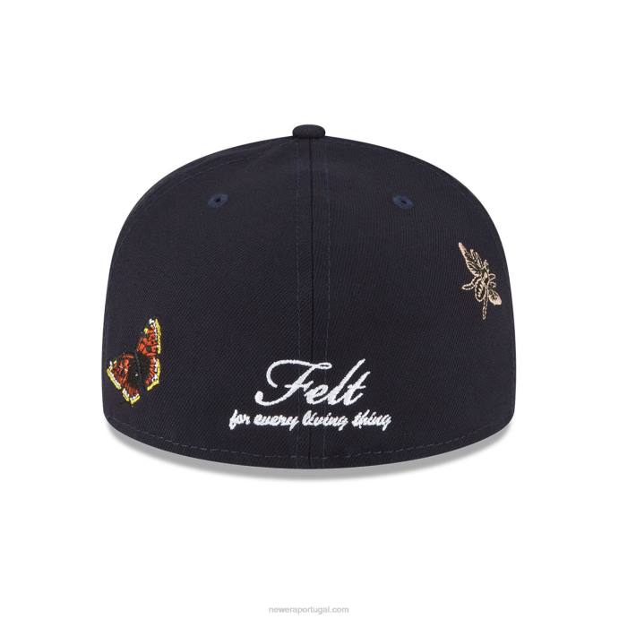 FFTN995 New Era boné golden state warriors feltro x nba navy 59fifty