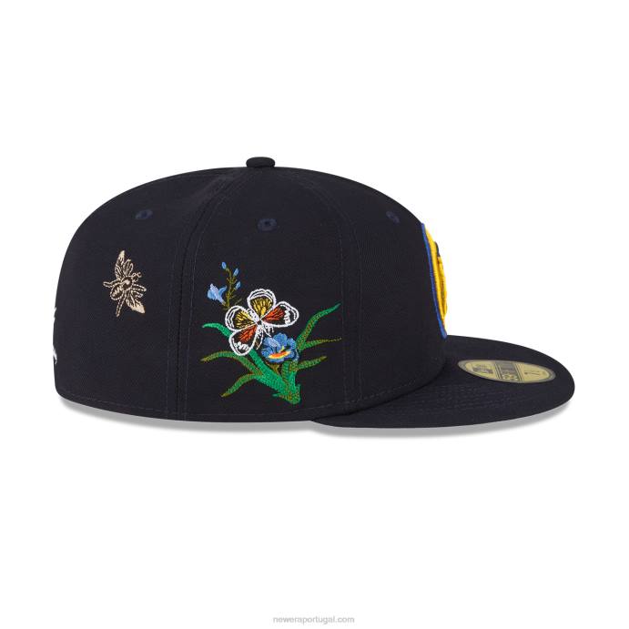 FFTN995 New Era boné golden state warriors feltro x nba navy 59fifty
