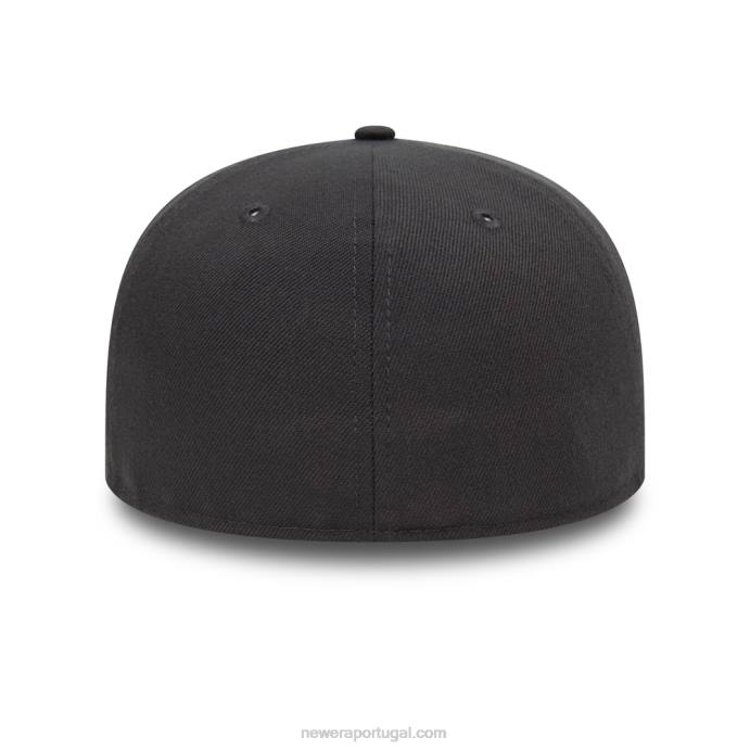 FFTN996 New Era boné 59fifty de floco de neve cinza escuro