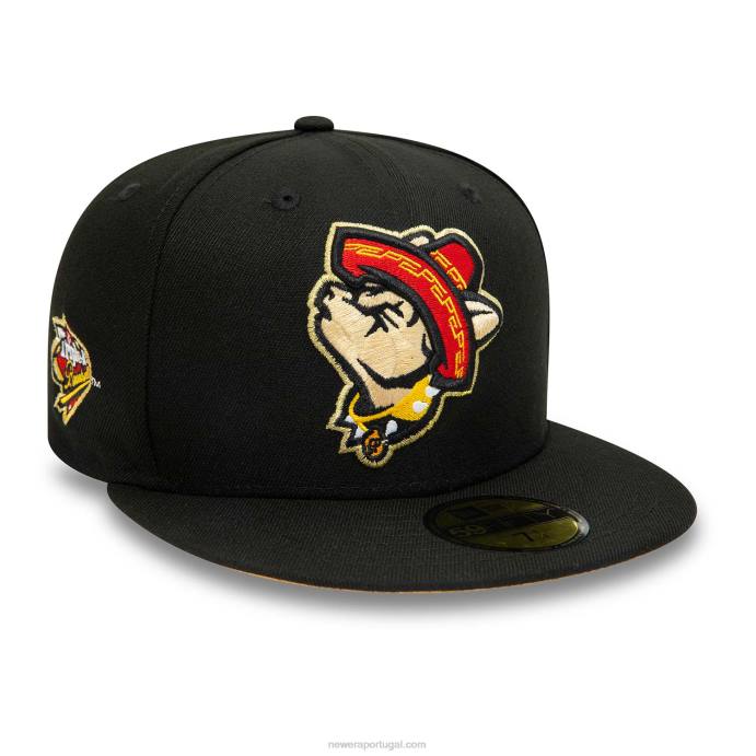 FFTN998 New Era el paso chihuahuas milb boné preto 59fifty