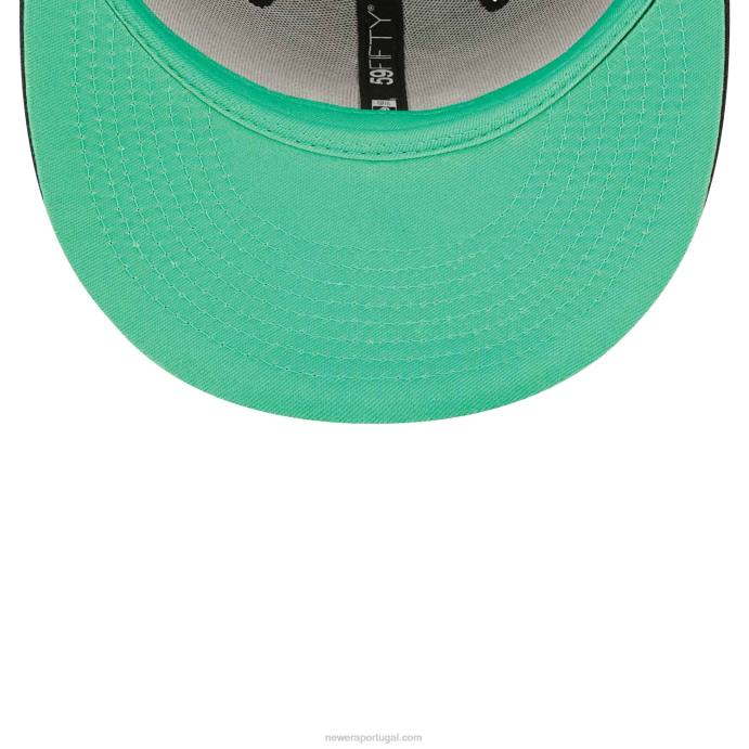 FFTN999 New Era Boné Chicago White Sox Citrus Pop Preto 59Fifty
