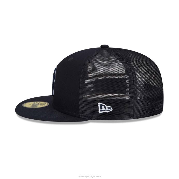FFTN9 New Era treino de rebatidas do new york yankees mlb boné 59fifty da marinha
