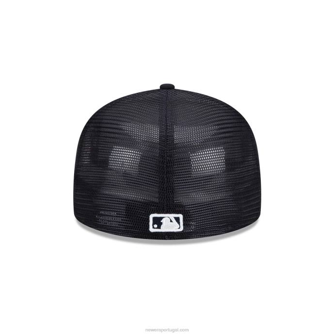 FFTN9 New Era treino de rebatidas do new york yankees mlb boné 59fifty da marinha