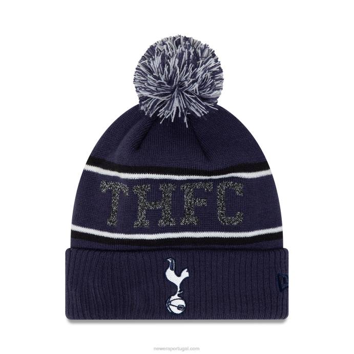 FFTN2328 New Era tottenham hotspur gorro refletivo marinho