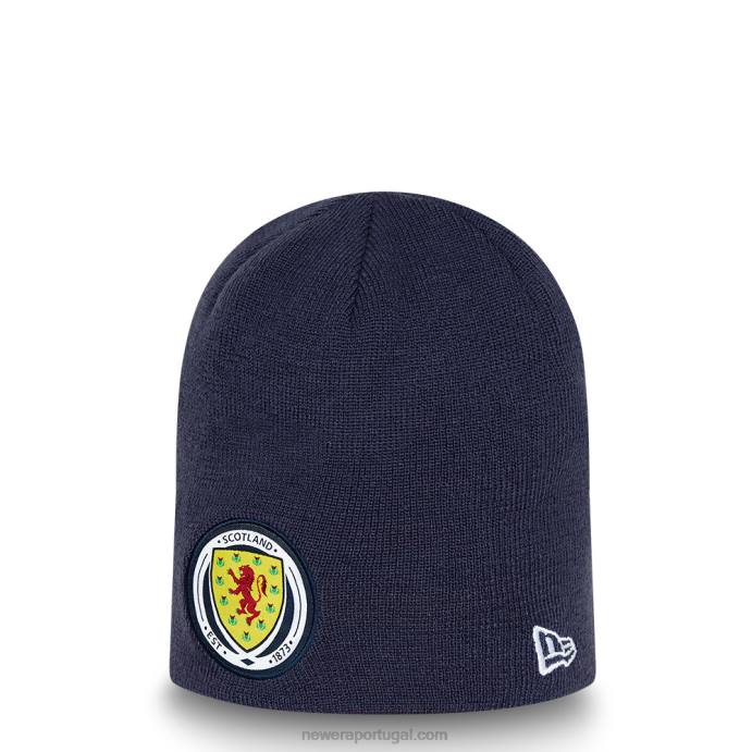 FFTN2334 New Era gorro reversível escocês com listras fa marinho