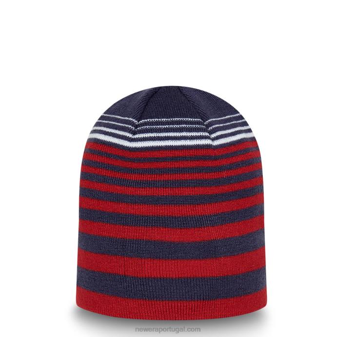 FFTN2334 New Era gorro reversível escocês com listras fa marinho