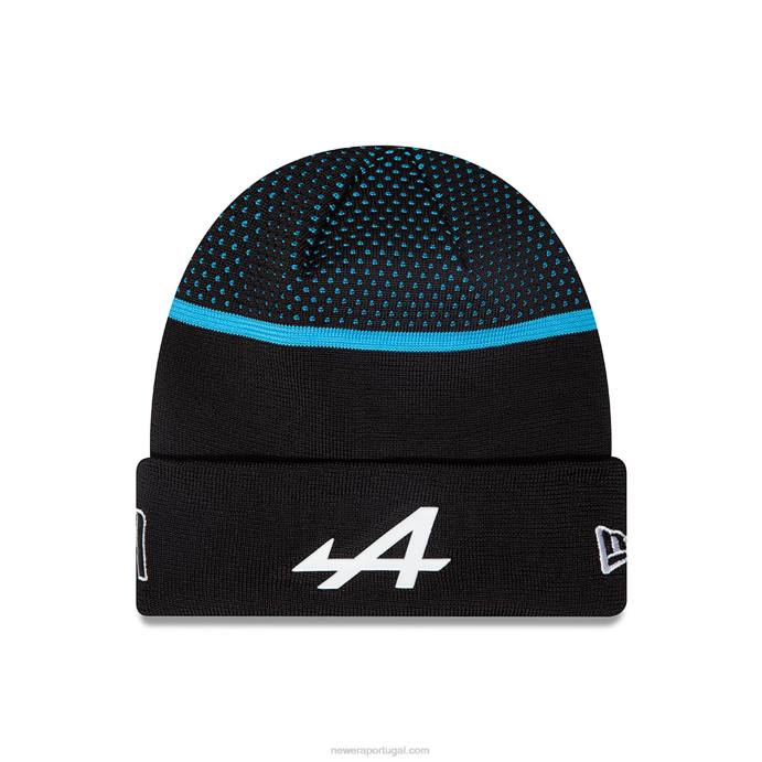 FFTN2338 New Era gorro preto punho alpino