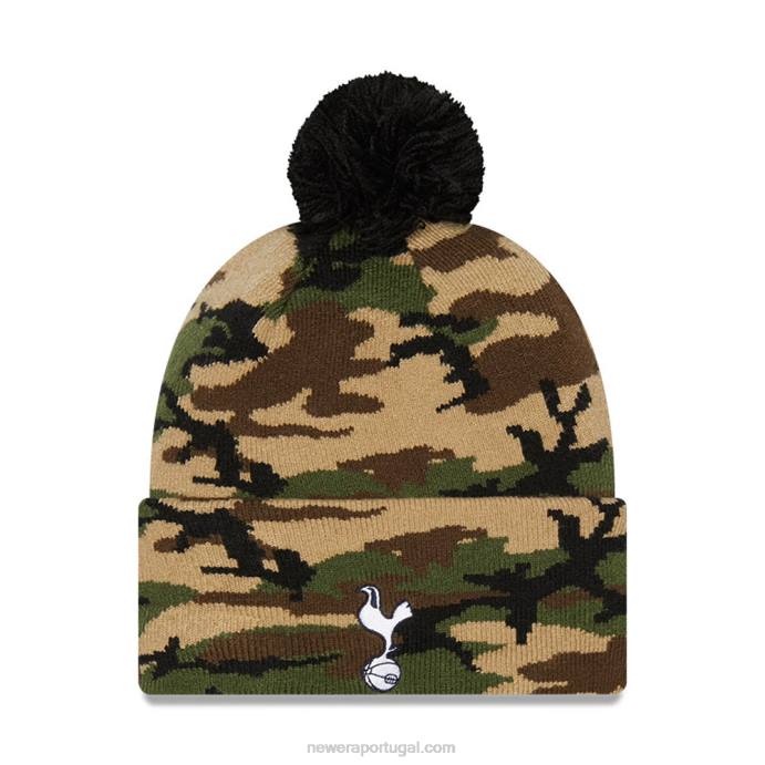 FFTN2344 New Era gorro tottenham hotspur camo bobble