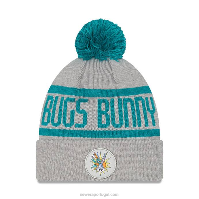 FFTN2353 New Era chapéu de gorro cinza para crianças bugs bunny