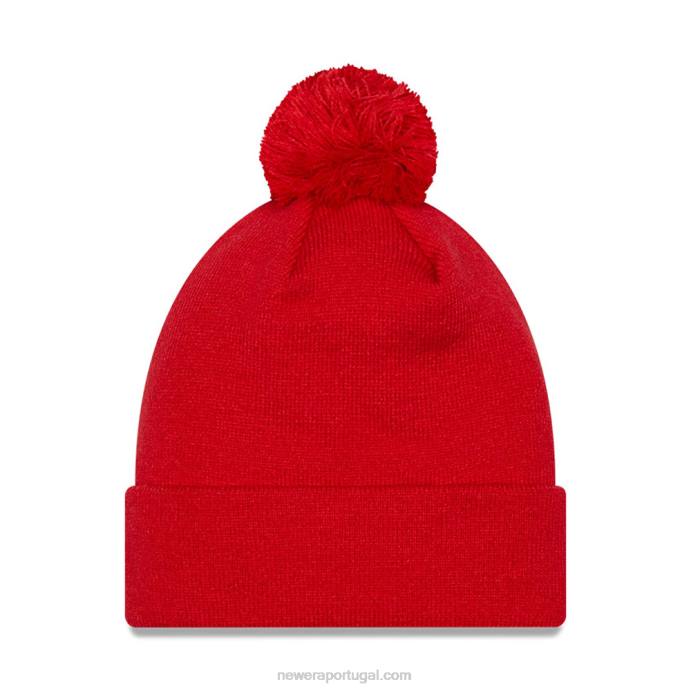 FFTN2355 New Era chicago bulls gorro vermelho bobble