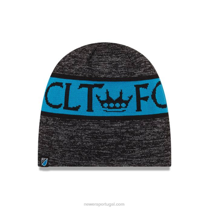 FFTN2356 New Era charlotte fc mls kick off gorro preto
