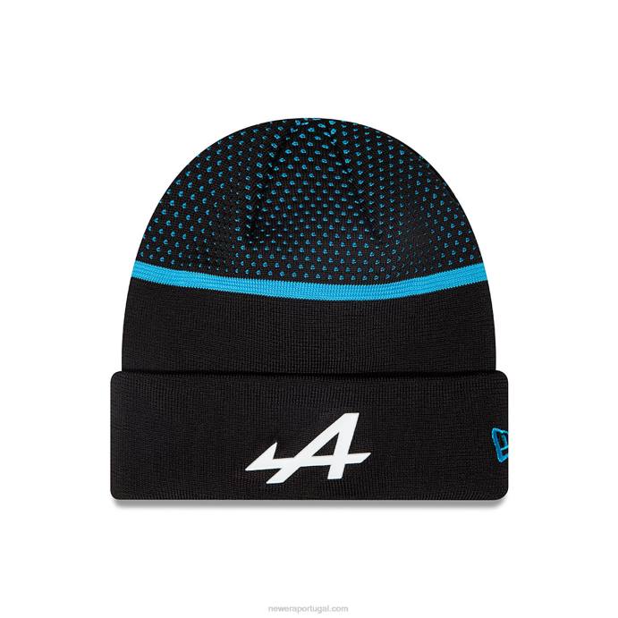 FFTN2358 New Era gorro alpine team manguito preto