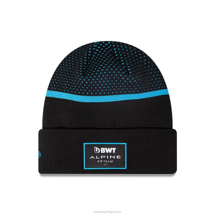 FFTN2358 New Era gorro alpine team manguito preto