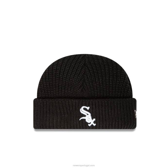 FFTN2360 New Era chicago white sox skully team malha preta