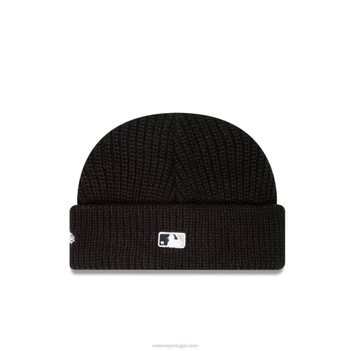 FFTN2360 New Era chicago white sox skully team malha preta