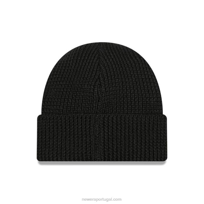 FFTN2365 New Era chapéu gorro preto feminino remendo