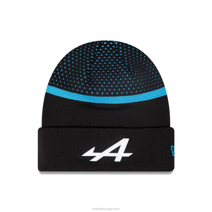 FFTN2368 New Era gorro alpine kids team manguito preto