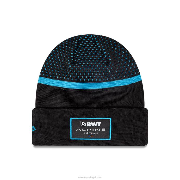 FFTN2368 New Era gorro alpine kids team manguito preto