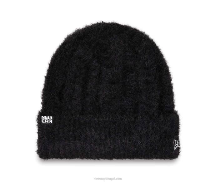 FFTN2371 New Era gorro preto fofo feminino
