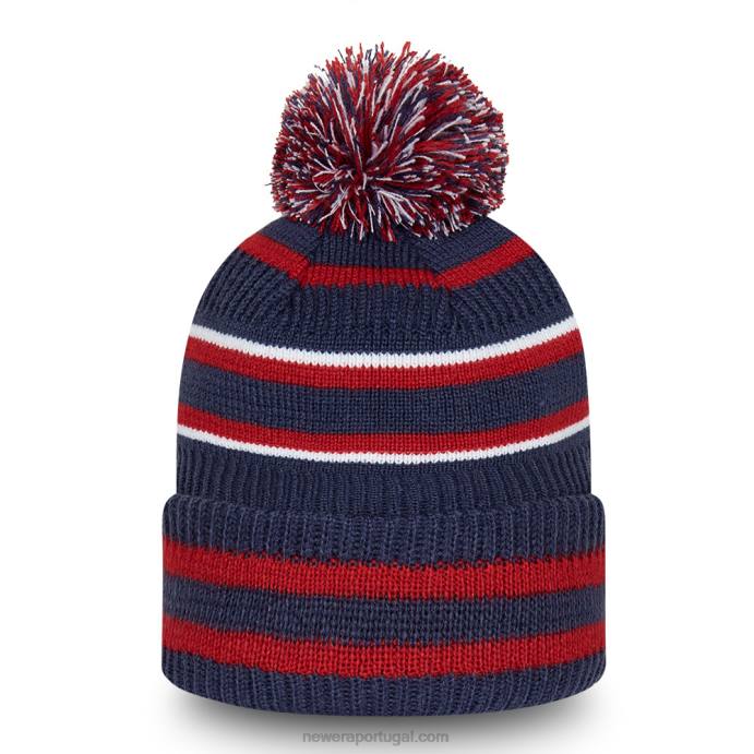 FFTN2374 New Era gorro escocês com faixa azul marinho