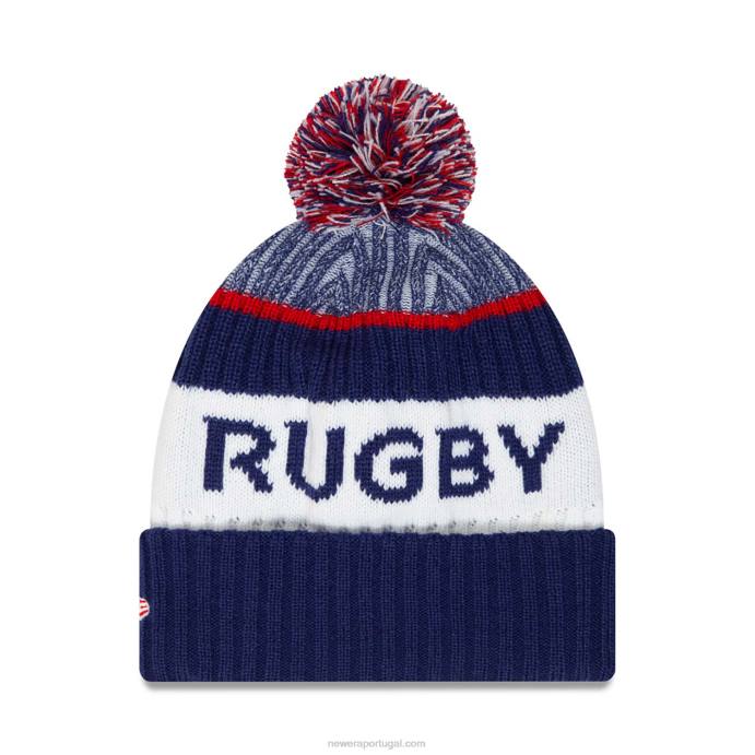 FFTN2379 New Era gorro da federação francesa de rúgbi azul escuro