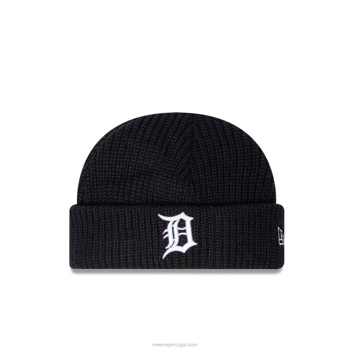 FFTN2380 New Era detroit tigers skully team malha azul marinho