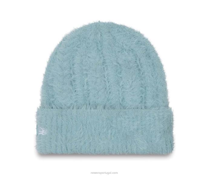 FFTN2381 New Era gorro fofo feminino azul pastel