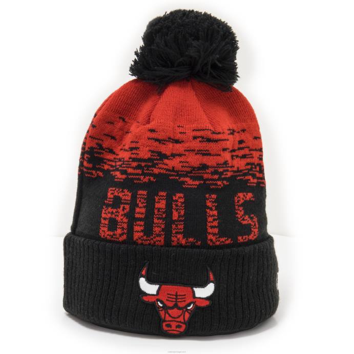 FFTN2387 New Era gorro chicago bulls preto ombre bobble