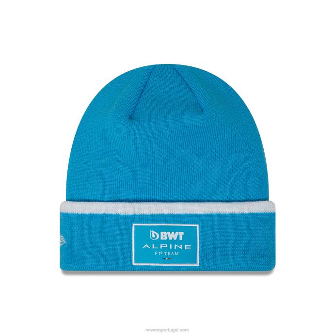 FFTN2388 New Era gorro alpine manguito listrado azul