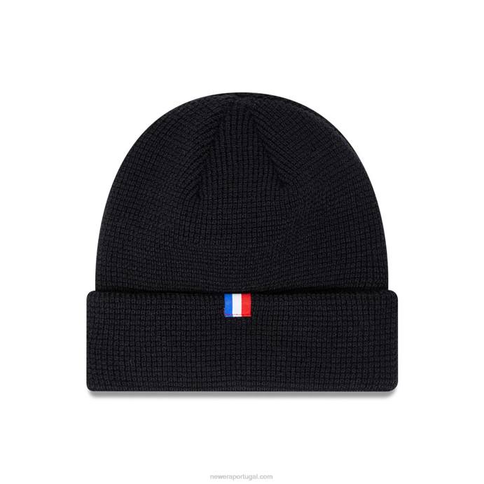FFTN2389 New Era gorro da federação francesa da herança do rugby waffle da marinha