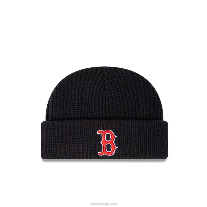 FFTN2390 New Era boston red sox skully team malha azul marinho