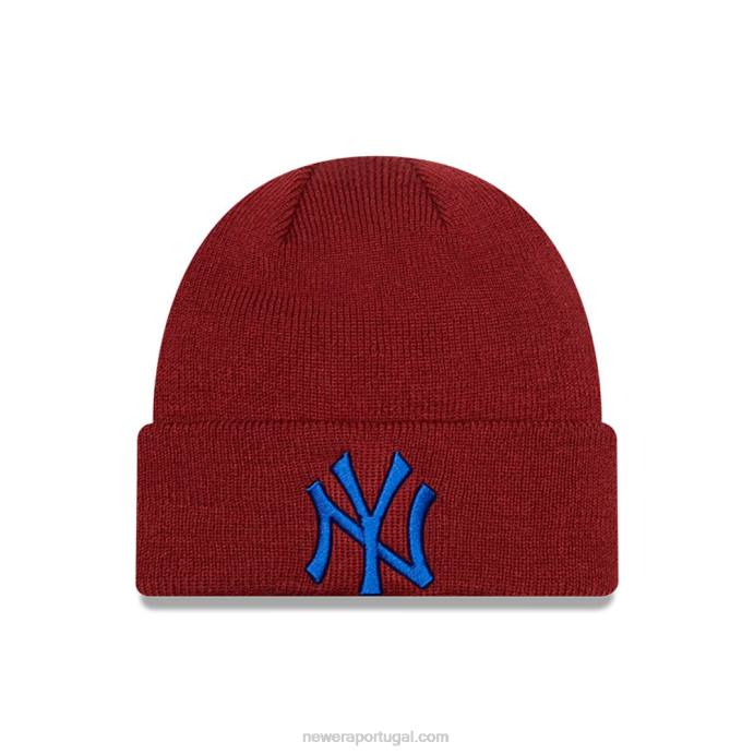 FFTN2393 New Era gorro marrom para crianças essencial da new york yankees league
