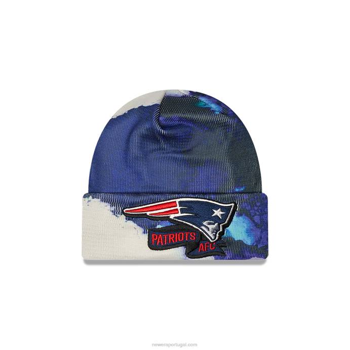 FFTN2412 New Era gorro azul new england patriots nfl sideline oceanside