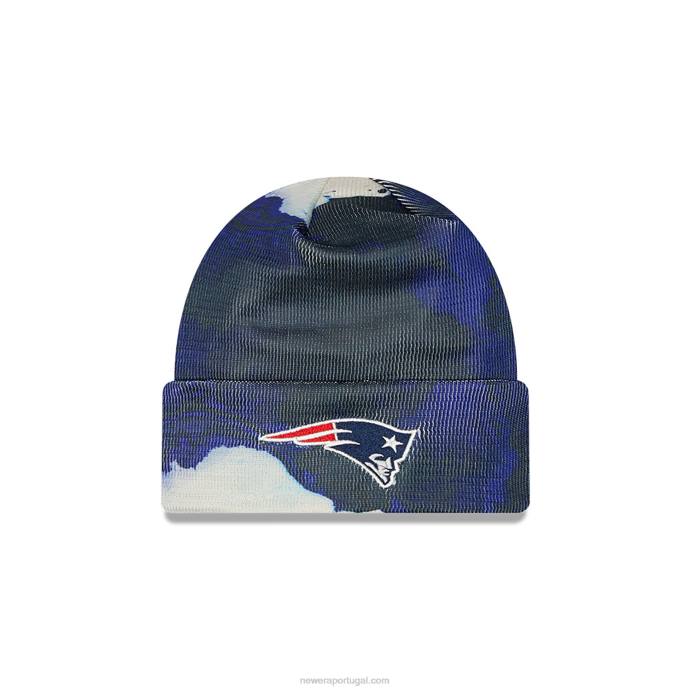 FFTN2412 New Era gorro azul new england patriots nfl sideline oceanside
