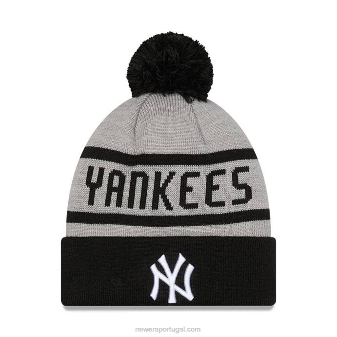 FFTN2415 New Era gorro cinza new york yankees