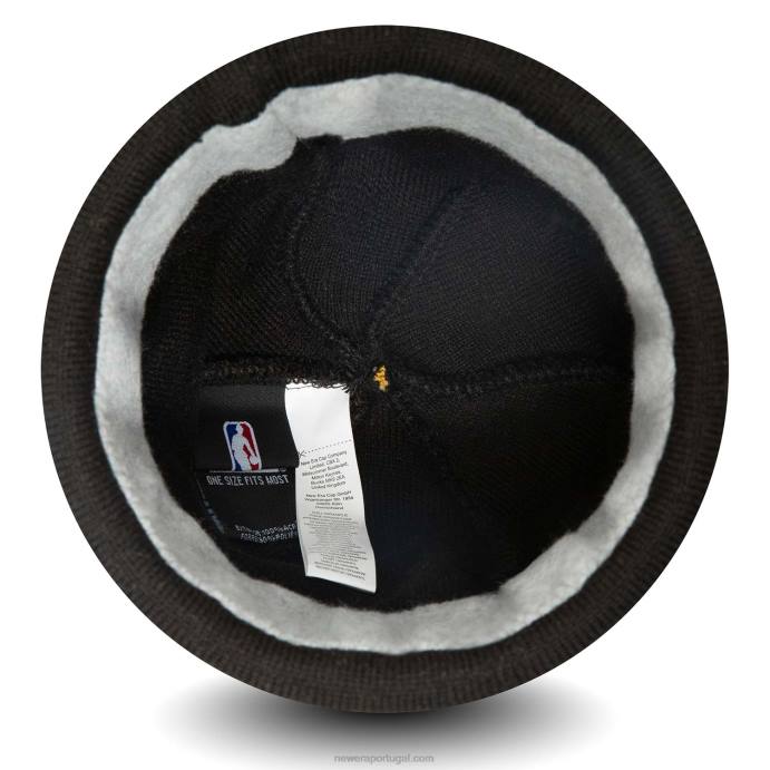 FFTN2419 New Era nba paris games gorro preto de malha